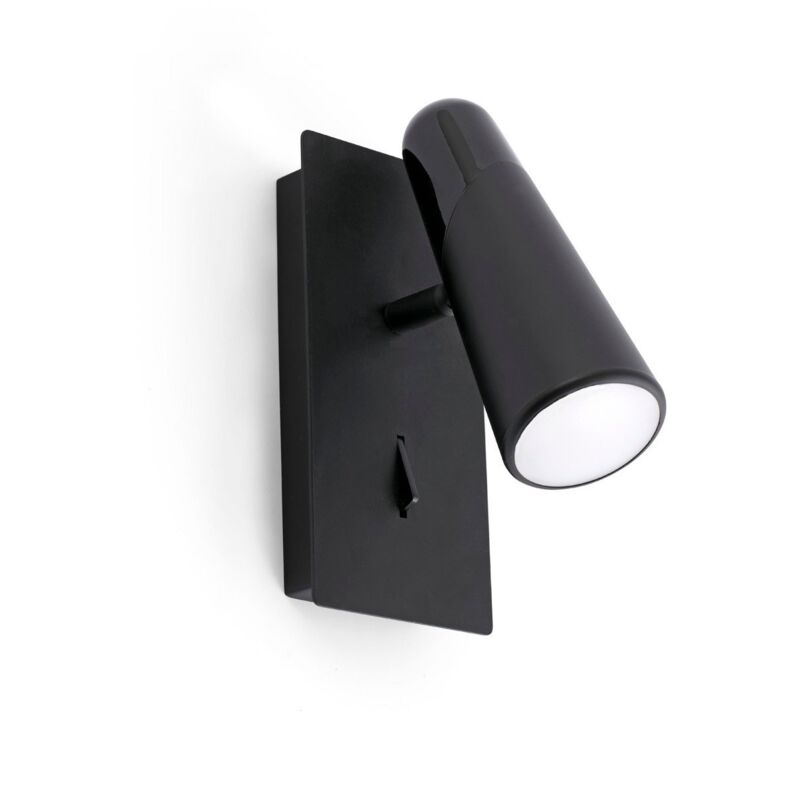 foto del prodotto lao lampada da parete nero led 4,5w 3000k marca faro