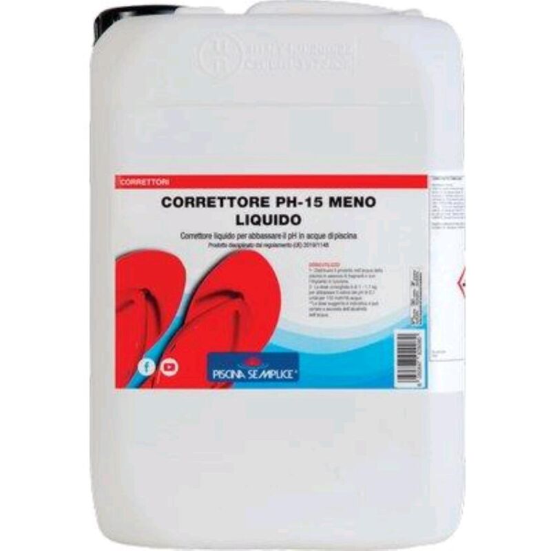 foto del prodotto lapi regolatore ph meno 15 per piscina liquido lt 10 1 pz