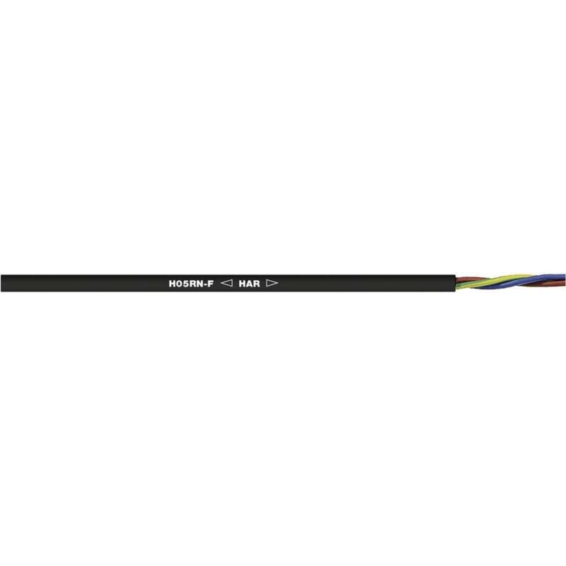 foto del prodotto lapp 1600252 100 cavo di collegamento h05rn f 3 x 0.75 mm nero 100 m