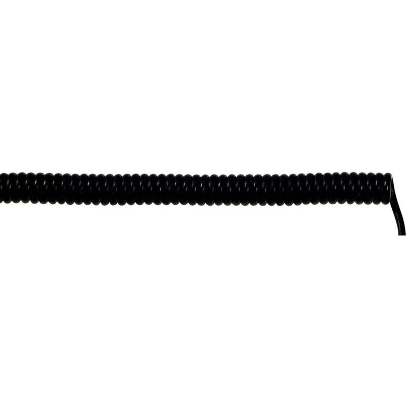 foto del prodotto lapp 73220220 cavo a spirale unitronic spiral 100 mm 400 mm 6 x 0.14 mm nero 1 pz.