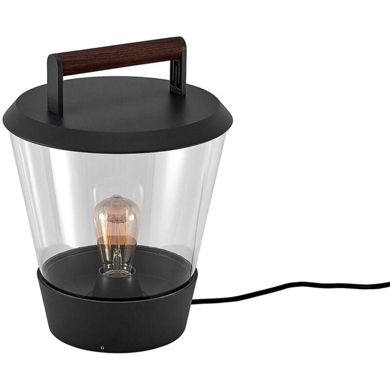 foto del prodotto larkyn' in nero da alluminio - lucande