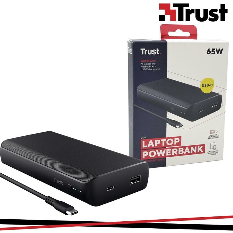 foto del prodotto laro 65w usb-c laptop powerbank 20000mah