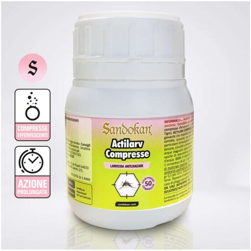 foto del prodotto larvicida zanzare compresse 50pz