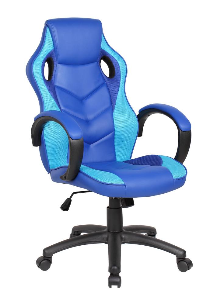 foto del prodotto las vegas poltrona gaming adulto blu azzurra