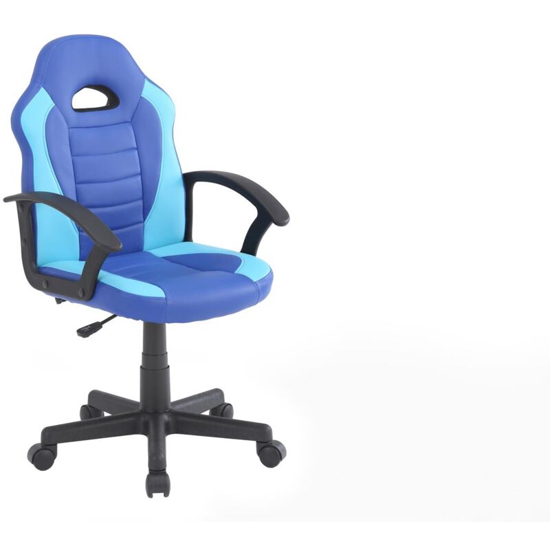 foto del prodotto las vegas poltroncina gaming blu e azzurra, per bambini