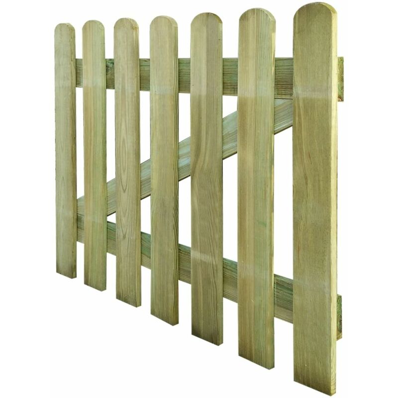 foto del prodotto lasa cancelletto per recinzione in legno impregnato 100x h95 cm