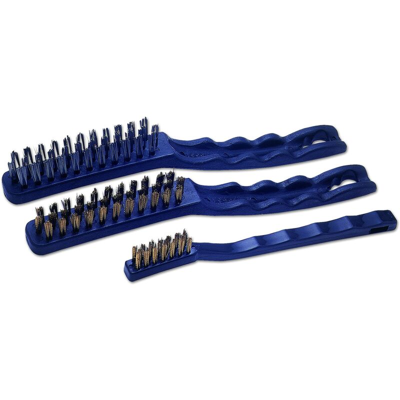 foto del prodotto laser 1105 set spazzole in ferro, 2 tipi 2 misure, 3 pezzi