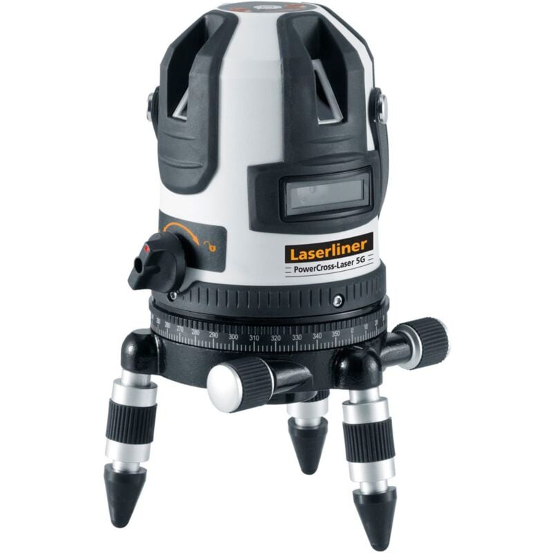 foto del prodotto laser a linee intersecanti verde laserliner 032.060l powercross laser 5g dld