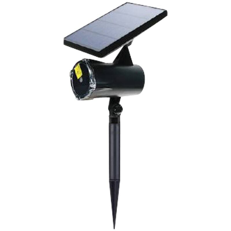 foto del prodotto laser da esterno a energia solare con movimento a punti rosso verdi trasformatore feeric lights christmas