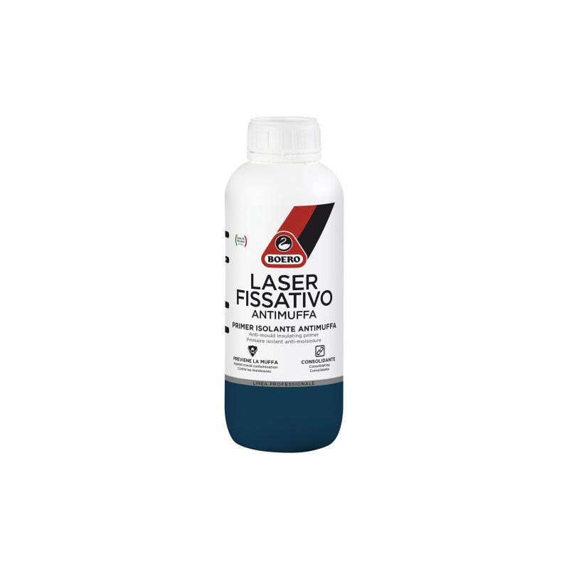 foto del prodotto laser fissativo antimuffa primer isolante antimuffa alghe interno esterno 1 lt boero