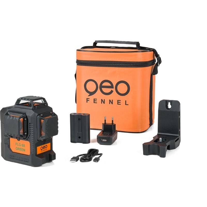 foto del prodotto laser multilinea per tutti i tipi di lavoro in interni geo fennel geo6x sp kit verde 534500