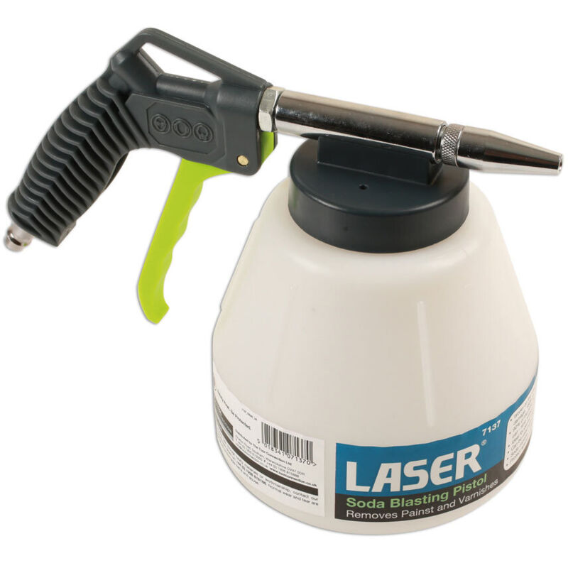 foto del prodotto laser tools laser 7137 pistola per sabbiatura pneumatica a bicarbonato di sodio