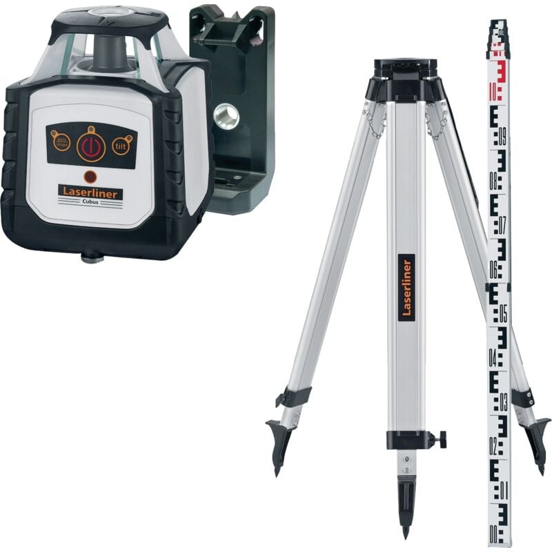 foto del prodotto laserliner laser rotante cubus 210 s set 150 cm