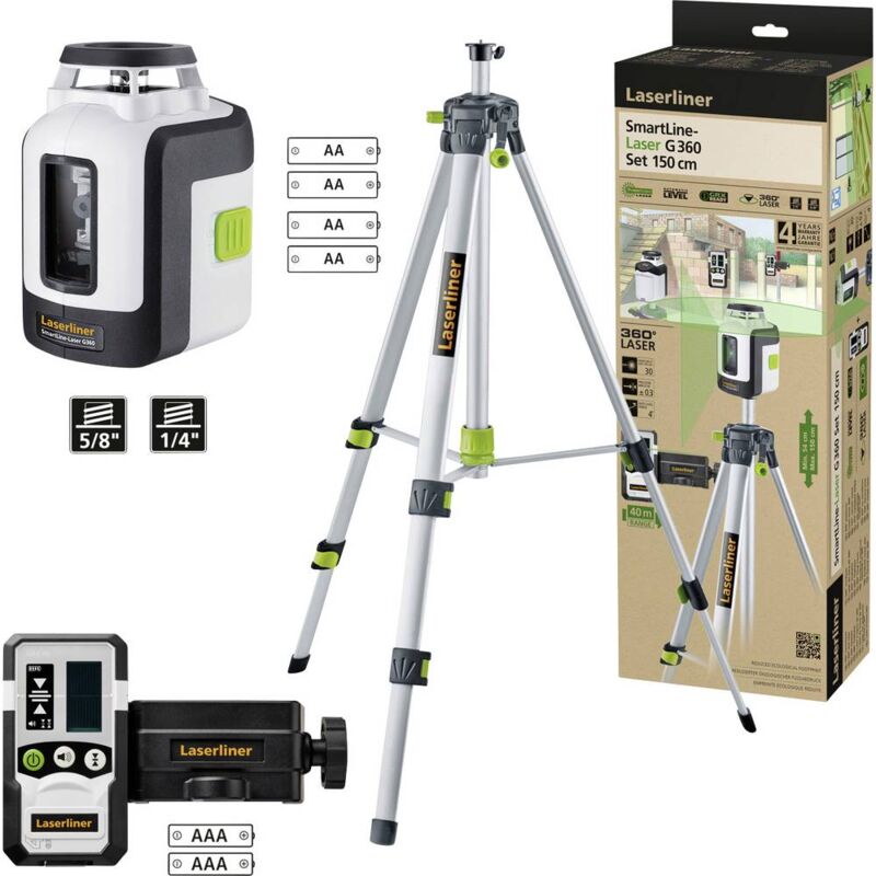foto del prodotto laserliner smartline laser g360 set 150cm laser a linee a 360 