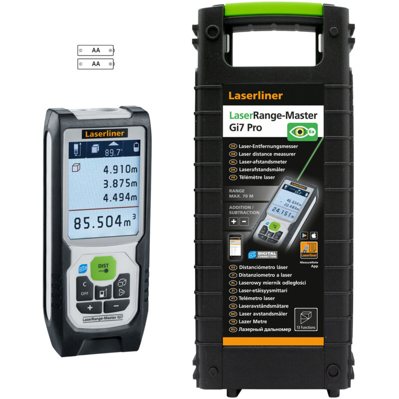 immagine 0 del prodotto laserliner telemetro laser laserrange master gi7 pro con laser verde