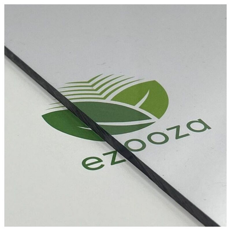 foto del prodotto lastra di policarbonato compatto 4 mm trasparente protetta contro i raggi uv, 700 x 500 mm