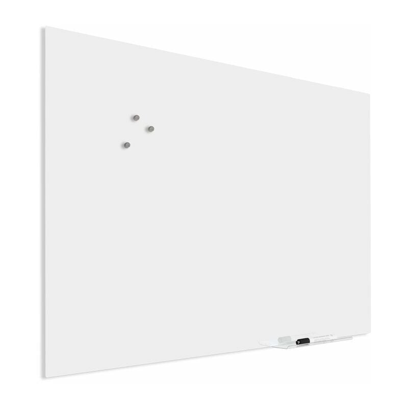 foto del prodotto lastra di vetro premium con attacco cieco 60x90 cm bianco