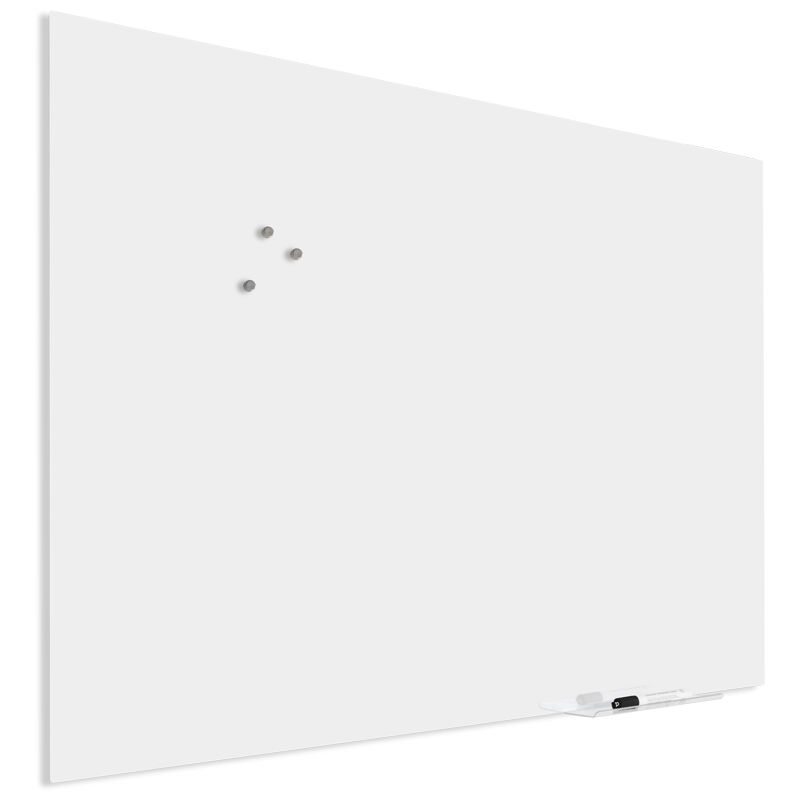 foto del prodotto lastra di vetro premium con attacco cieco 90x120 cm bianco