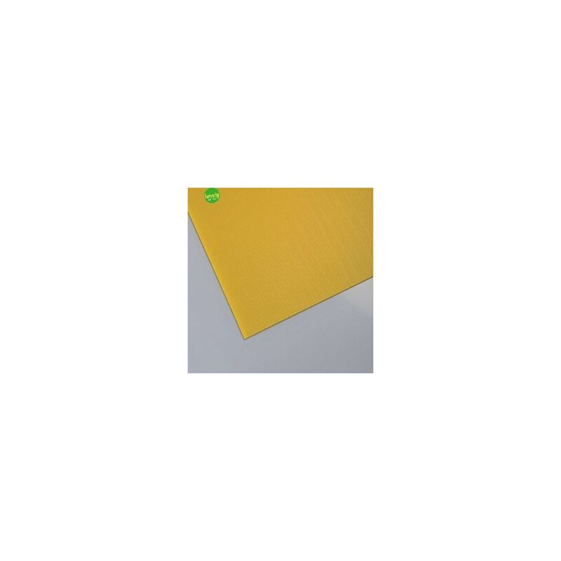 foto del prodotto lastra polimark alveolare giallo 50 x 100 x 0,25 cm