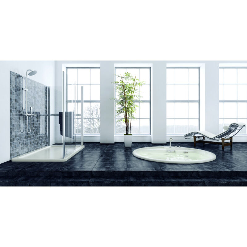 foto del prodotto lastre spc per pavimenti e rivestimenti in confezioni da 10 lastre da 305x610x4mm 1,86 m pietra nera