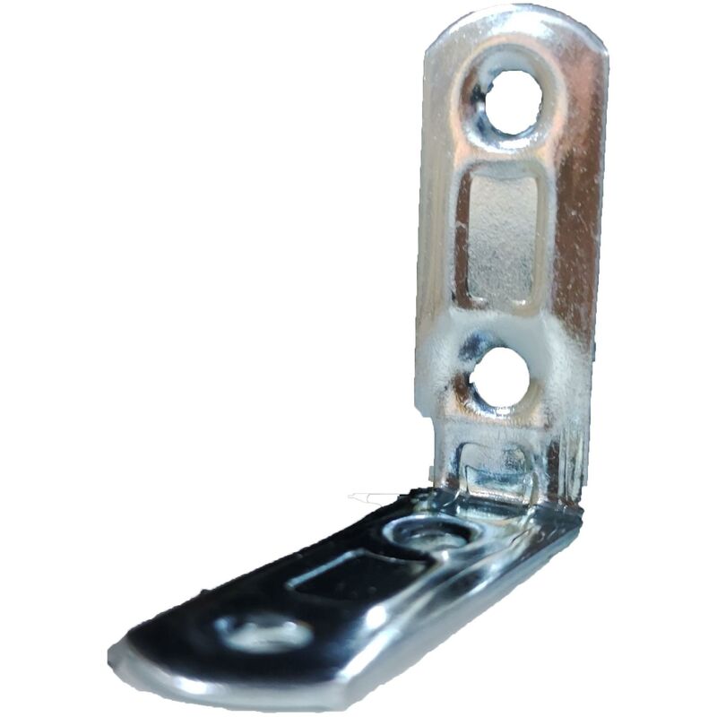 foto del prodotto lastrina piegata 4 fori mm. 40 acc.zinc