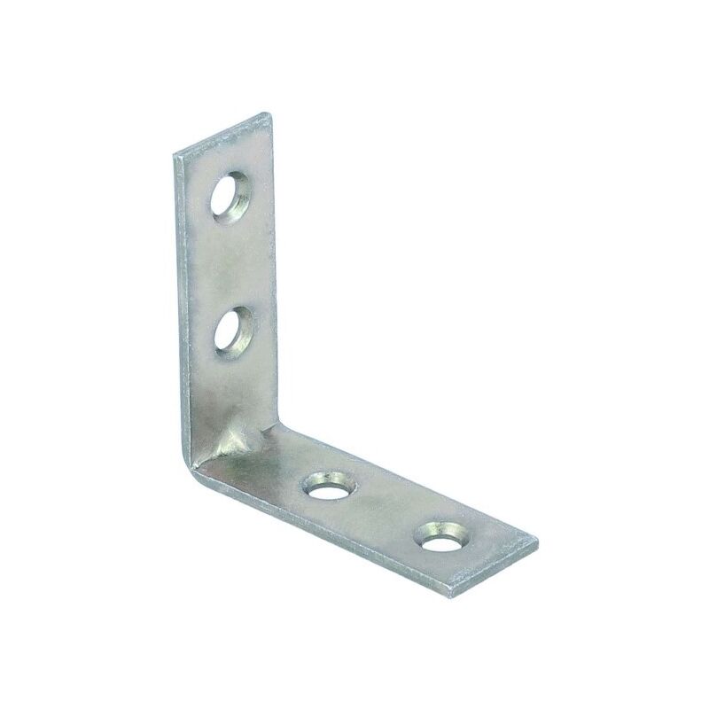 foto del prodotto lastrina supporto ad angolo zin 40x40 pezzi 4 masidef