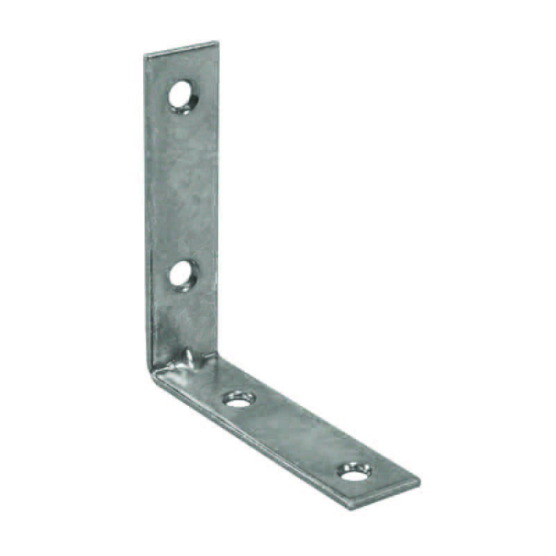foto del prodotto lastrine ad angolo 4 fori acciaio zincato mm.80x80x15
