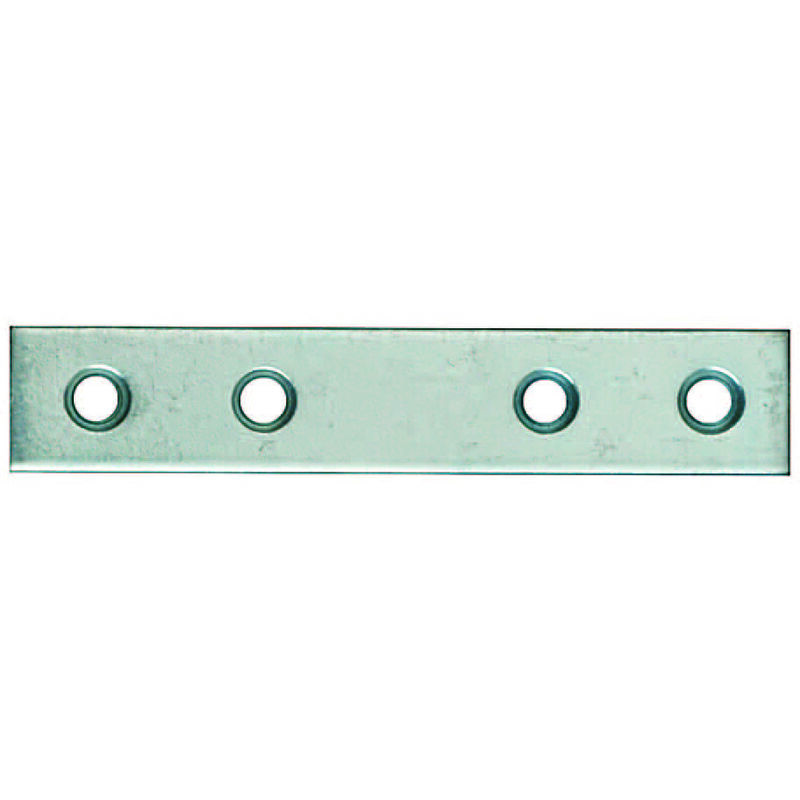 foto del prodotto lastrine dritte 4 fori acciaio zincato cm.6x1,5