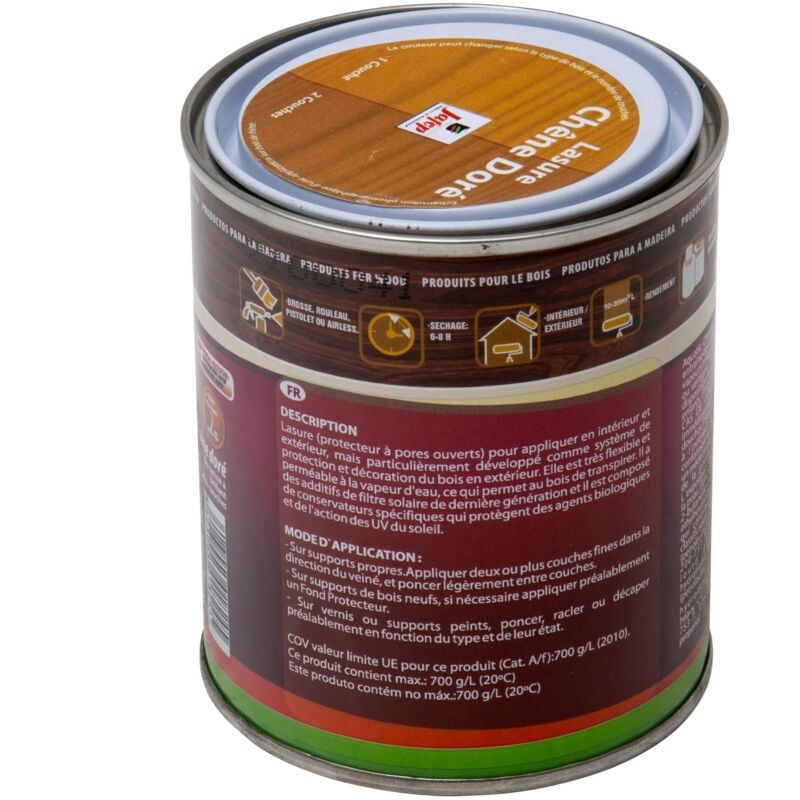 foto del prodotto lasure rovere dorato jafep 375 ml