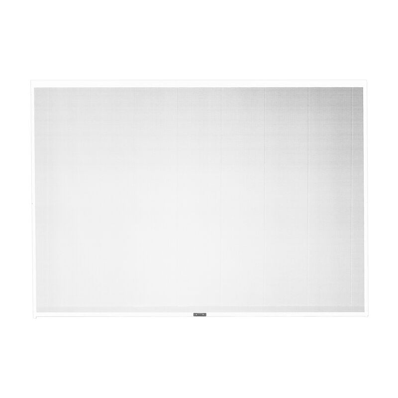 foto del prodotto laterale 3 mt manuale in textilene bianco con profilo alluminio bianco