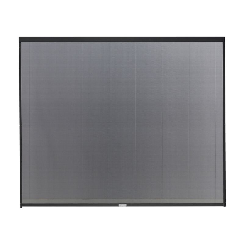 foto del prodotto laterale 3 mt manuale in textilene grigio con profilo alluminio antracite