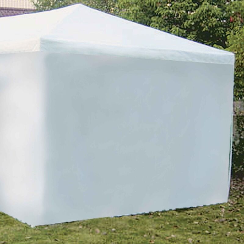 foto del prodotto lato della tenda muro bianco 2,9m x h 1,90m