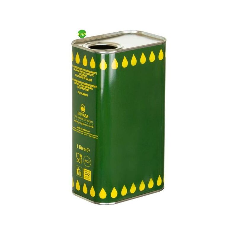 foto del prodotto latta olio lt.1 con tappo