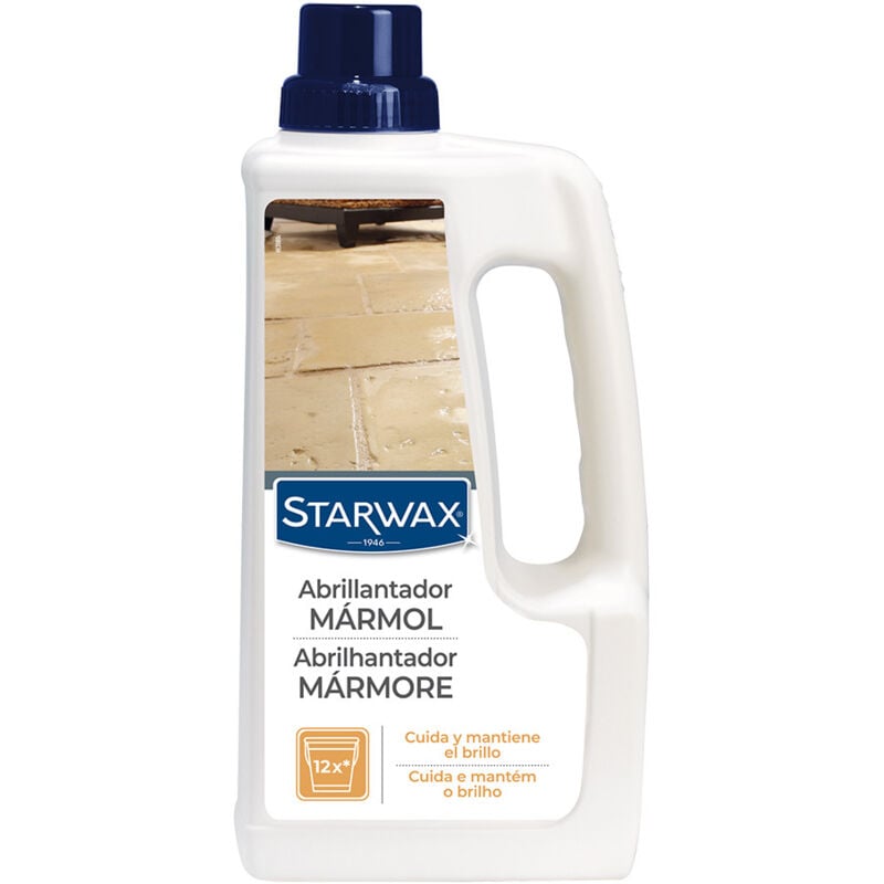 foto del prodotto latte lucidante per marmo e pietre naturali - protegge e ravviva el splendore - non si risciacqua - non scivola - made in france - 1l - fino a 12