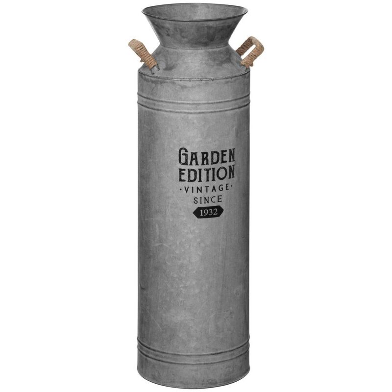 foto del prodotto lattiera in metallo grigio h62cm atmosphera cr ateur d int rieur