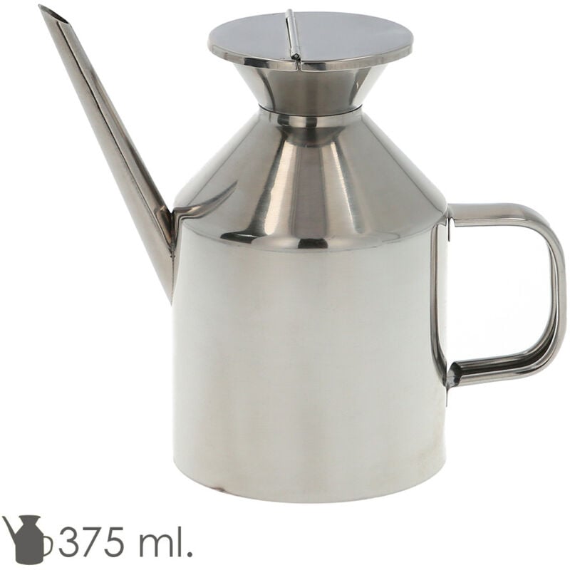 foto del prodotto lattina di olio in acciaio inox modello classic 375ml.