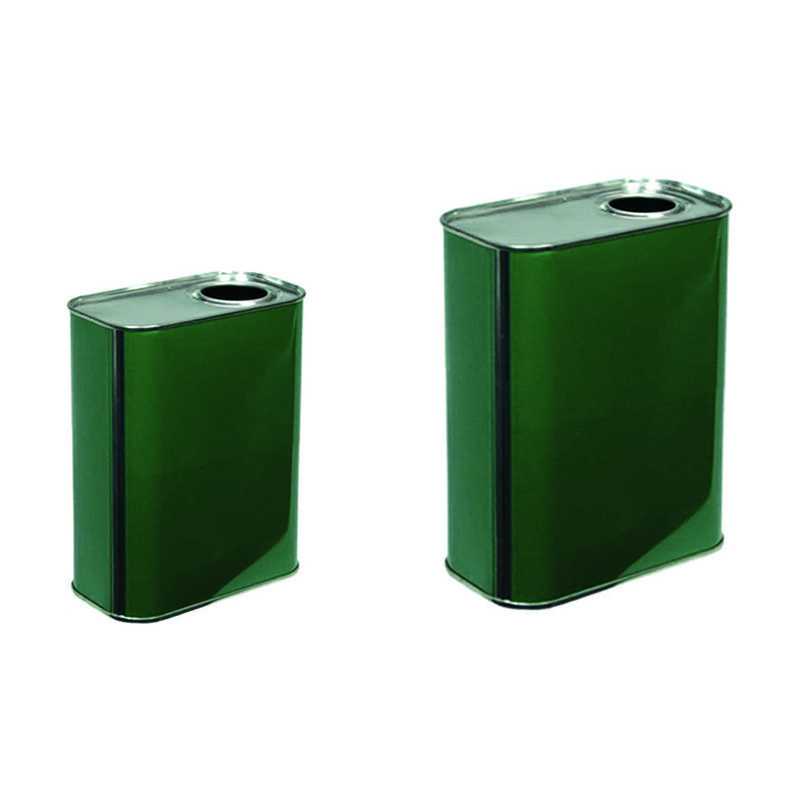 foto del prodotto lattina per olio rettangolare verde lt.0,25 cm.6,7x4,3x11h. bancale pz.2816 