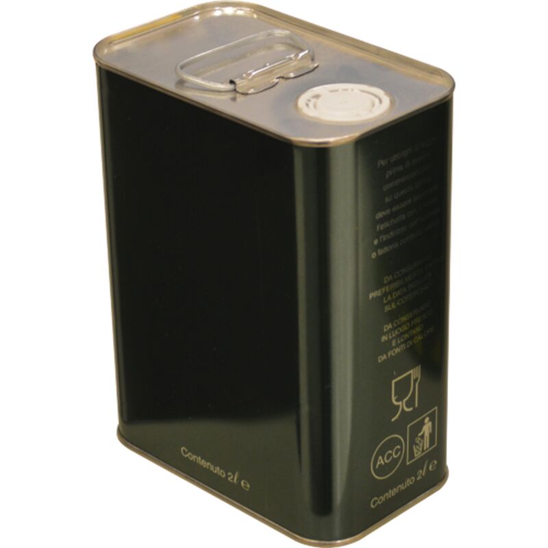 foto del prodotto lattina x olio 2lt c tappo rettangolare