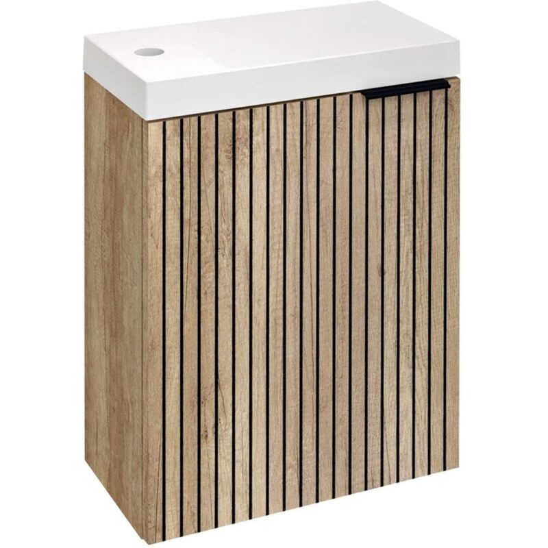 foto del prodotto latus mobile lavabo 50x39x22 cm, 1 anta s d, rovere alabama lt110 2322 sapho