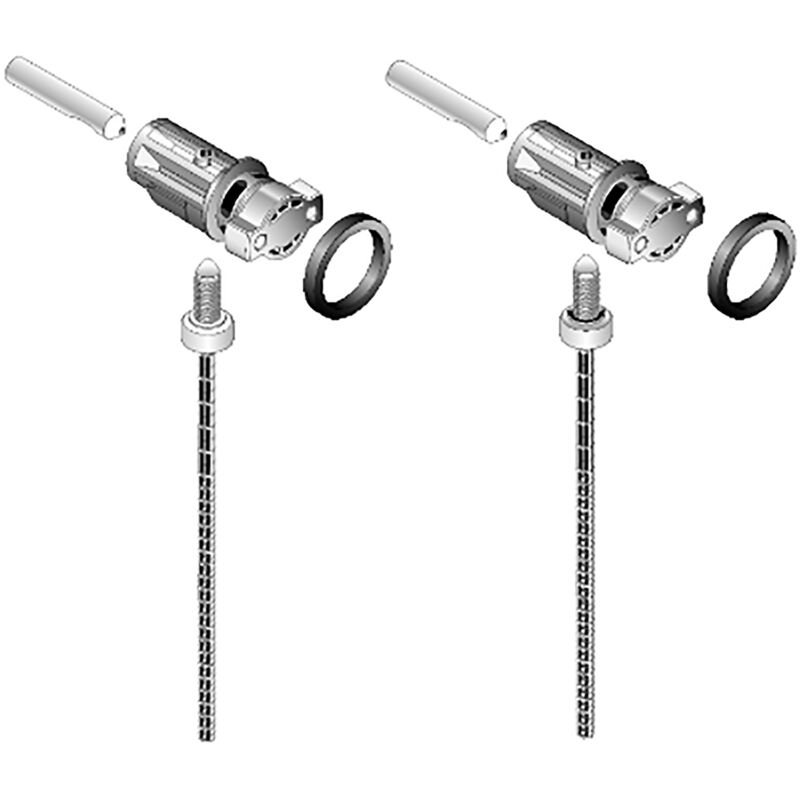 foto del prodotto laufen easyfit, kit de fixation, m8, pour urinoirs antero