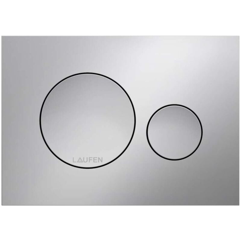 foto del prodotto laufen ineo placca di comando, cromo opaco h9001140070001