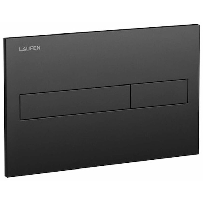 foto del prodotto laufen lis placca di comando aw1, nero opaco h8956617160001