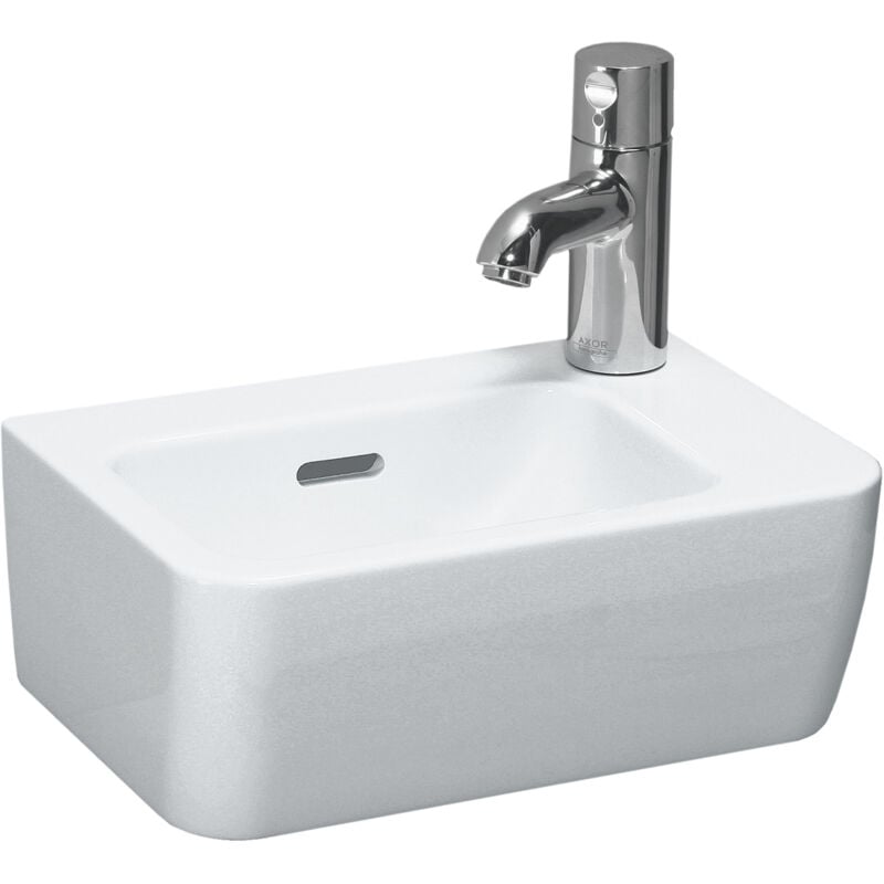 foto del prodotto laufen pro lavamani, 36x25 cm, 1 foro per miscelatore a dx, bianco h8169550001061