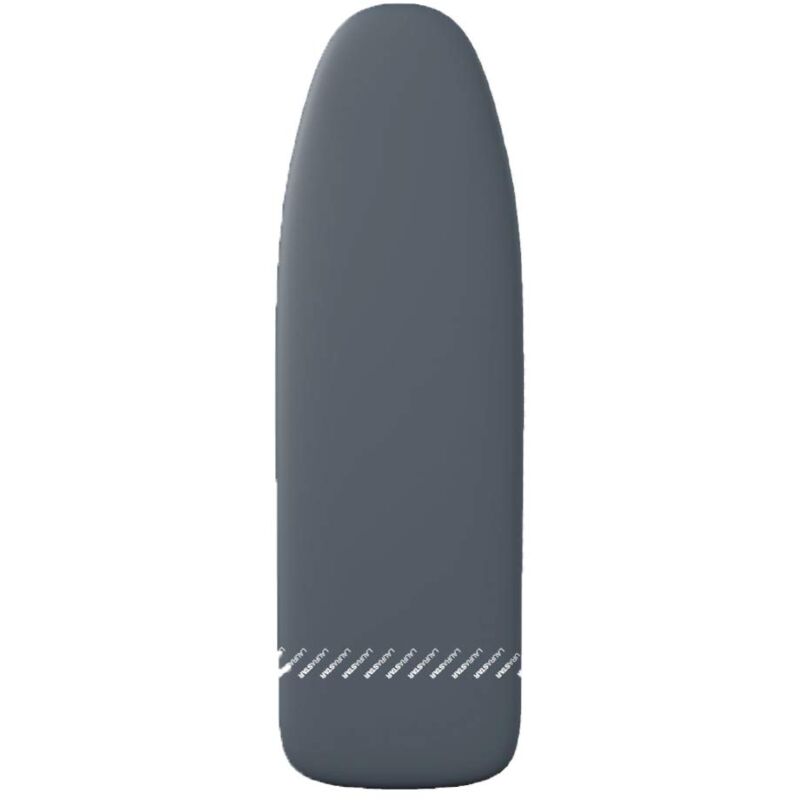foto del prodotto laurastar copriasse universalcover grigio scuro, copriasse da stiro universale, 131cm x 55cm, 100 cotone, linee di piegatura integrate, clip di