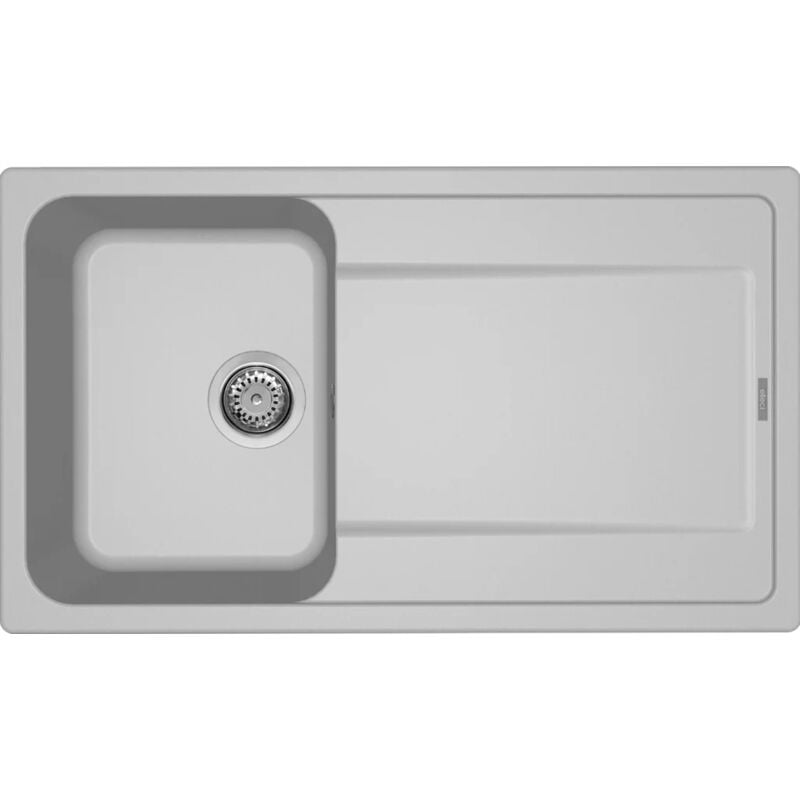 foto del prodotto lav. life 400 86x50 1 vasca gocciolatoio aluminium 79
