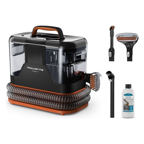 foto del prodotto lava tessuti rowenta in5011f0 clean it black e brown