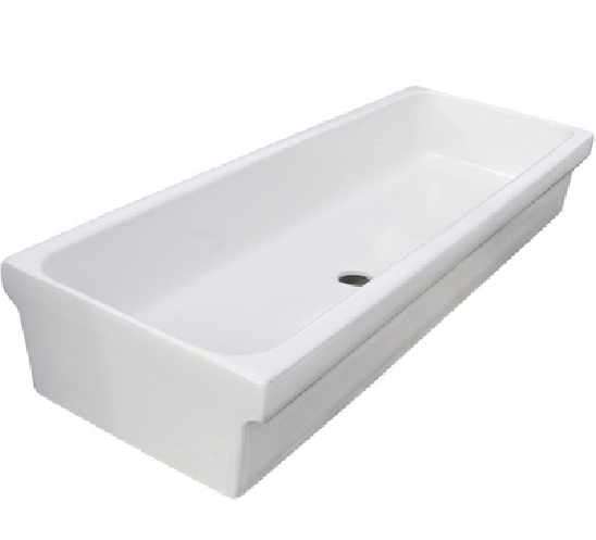 foto del prodotto lavabo a canale 120x45 cm galassia bianco