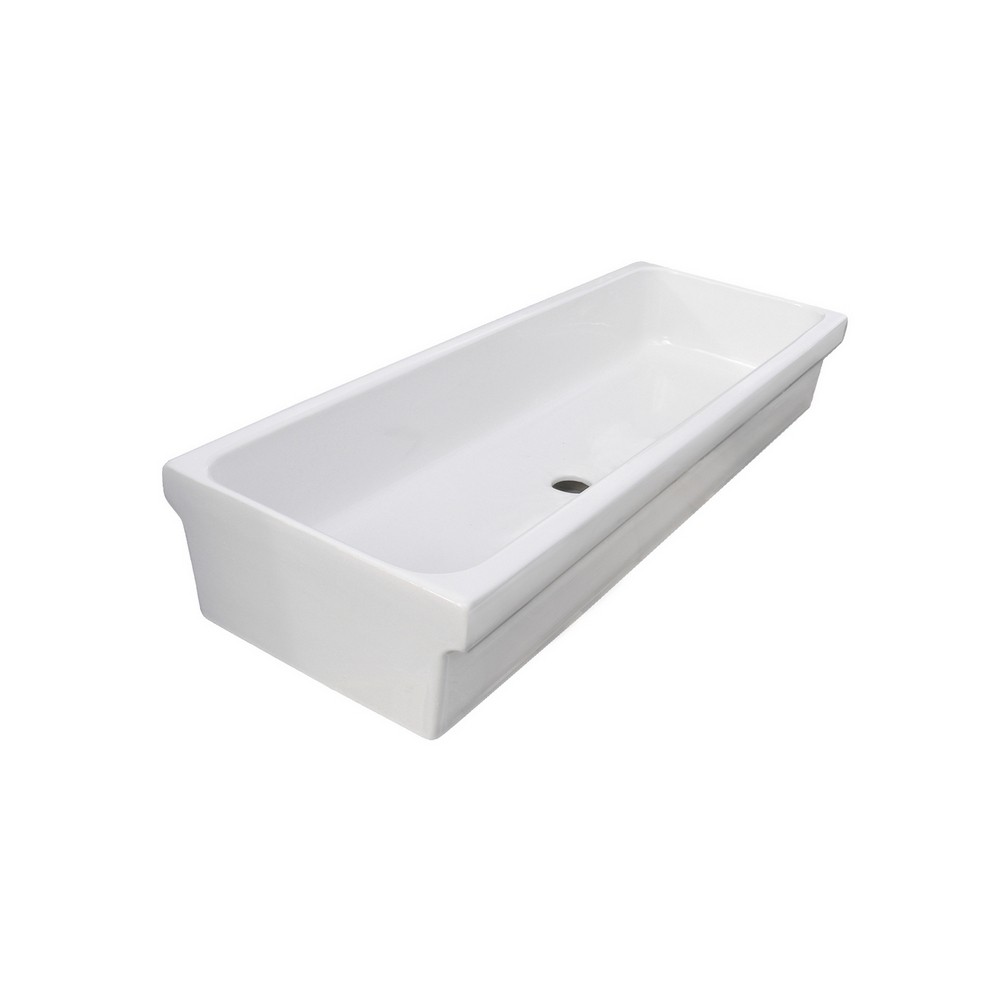 foto del prodotto lavabo a canale in ceramica 90 x 45 x 20