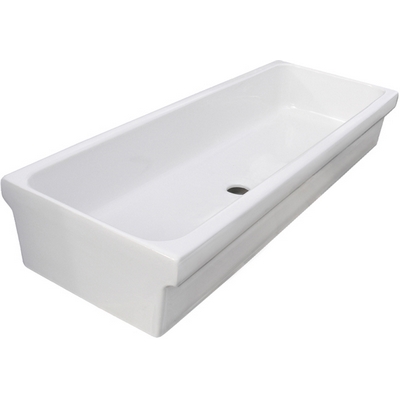 foto del prodotto lavabo a canale in ceramica 90x45x20 cm