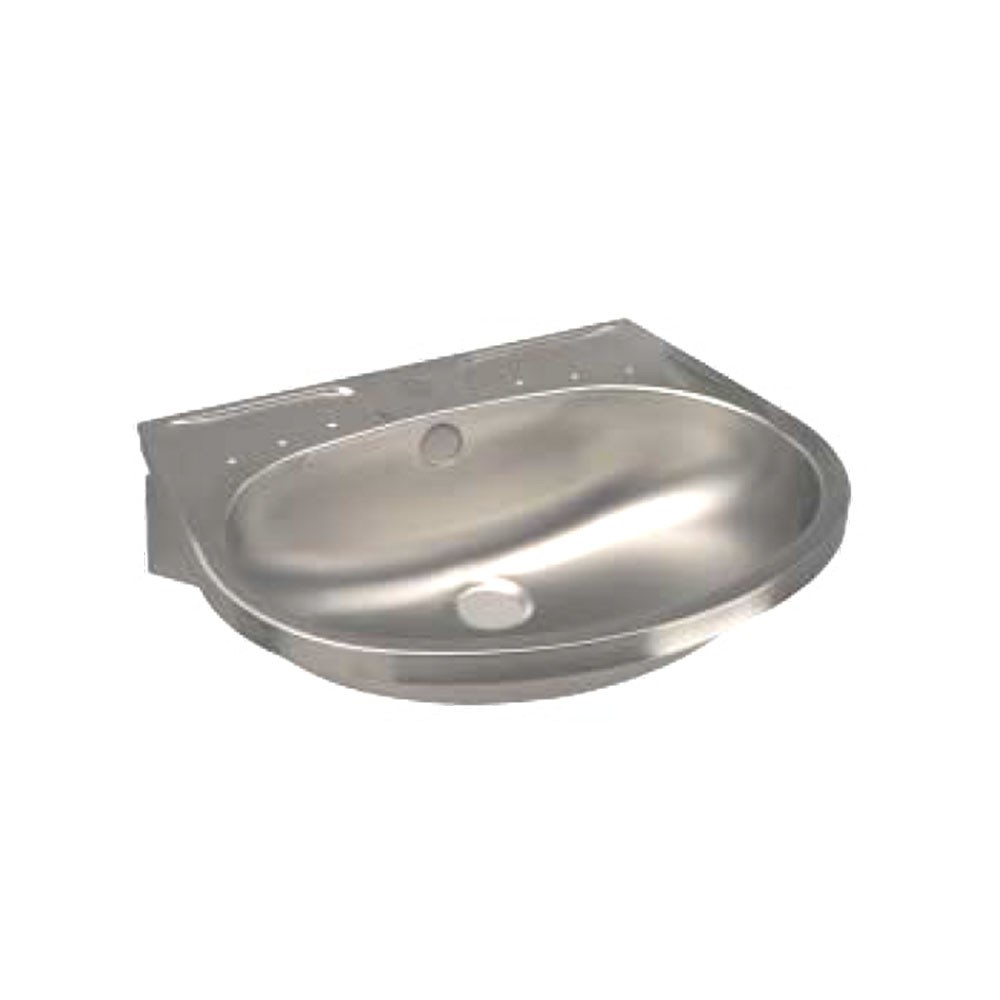 foto del prodotto lavabo a conchiglia completo di staffa